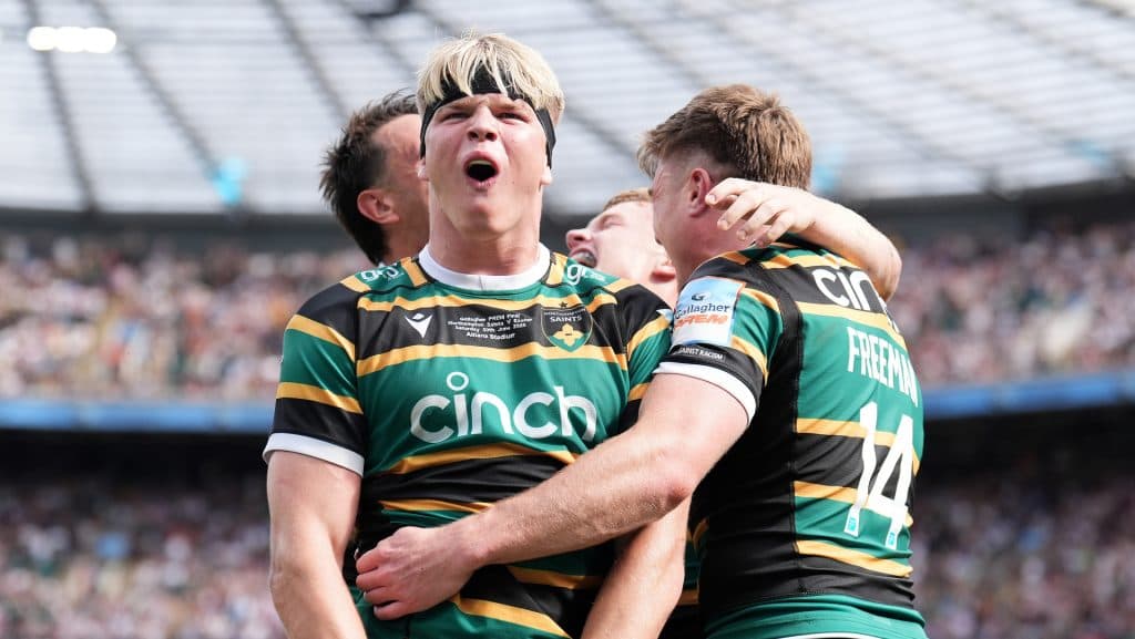 Northampton Saints celebra su segundo título en la Gallagher PREMIERSHIP